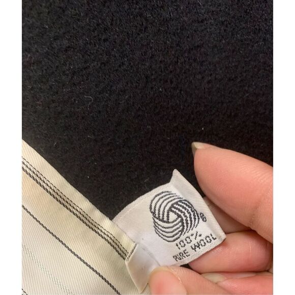 Vintage Forecaster Tuxedo Long One Button Pea Coat - Picture 8 of 11